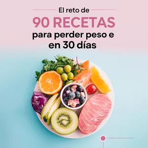 Imagen de portada para Curso online El Reto de 90 Recetas para Perder Peso en 30 Días
