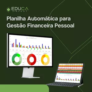 Planilha Mini Curso de Gestão Financeira + Planilha Automática para Gestão Financeira Pessoal