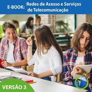 Imagem de capa para o Ebook Redes de Acesso e Serviços de Telecomunicação 