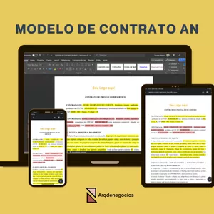 Imagem de capa para o Ebook Modelo de Contrato AN