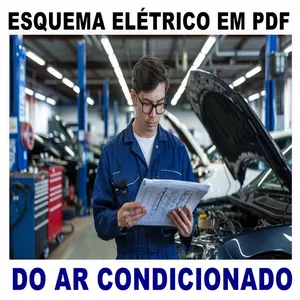 Imagem de capa para o Ebook Esquema Elétrico do Ar Condicionado Renault Megane 1.6 16v Flex de 2007 em diante