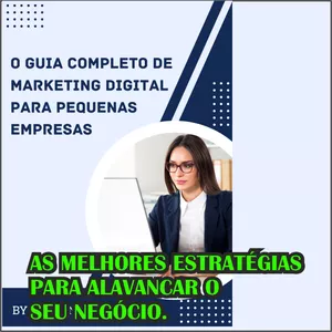 Imagem de capa para o Ebook O Guia Completo de Marketing Digital para Pequenas Empresas