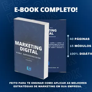 Imagem de capa para o Ebook marketing digital para empreendedor 