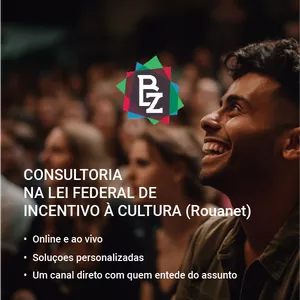 Imagem de capa para o Serviço online CONSULTORIA NA LEI FEDERAL DE INCENTIVO À CULTURA (ROUANET)
