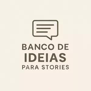 Imagem de capa para o Ebook Banco de Ideias de Stories