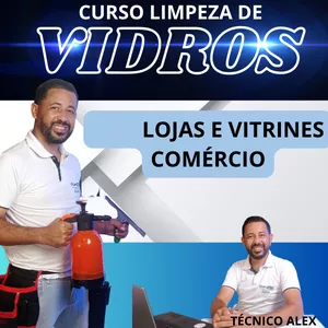Imagem do curso Limpeza de Vidros lojas e vitrines