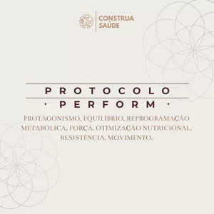 Imagem de capa para o Curso online Protocolo Perform