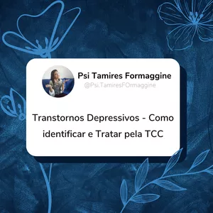 Imagem do curso Transtornos Depressivos e o Menejo Clínico Pela TCC