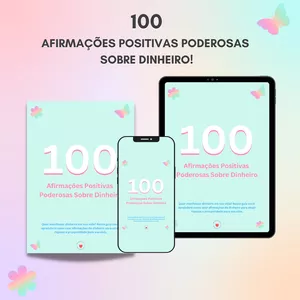 Imagem de capa para o Curso online 100 Afirmações Positivas Poderosas Sobre Dinheiro