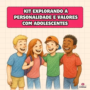 Imagem de capa para o Ebook KIT Explorando a Personalidade e Valores com Adolescentes - em PDF