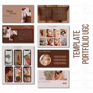 Imagem de capa para o Ebook TEMPLATE PORTFÓLIO UGC