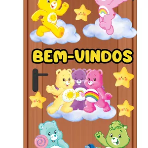 Imagem de capa para o Ebook 🧸🌟Painel para porta – Ursinhos Carinhosos🌟🧸