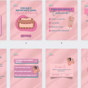 Imagem de capa para o Ebook Pack Canva Cabelereira