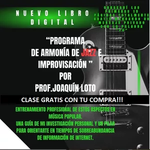 Imagen de portada para Ebook "Programa de Armonía de Jazz e Improvisación desde la guitarra"