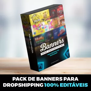 Imagem de capa para o Curso online Pack de Banners Editáveis - Bruno Baker