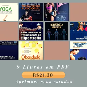 Imagem de capa para o Ebook 9 Livros em Saúde no Esporte