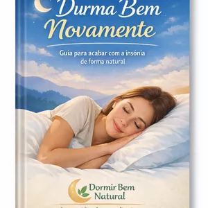 Imagem de capa para o Ebook Durma Bem Novamente.