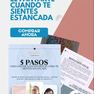 Imagen de portada para Ebook Guía de 5 pasos para volver a levantarte cuando te sientes estancada