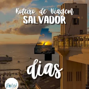 Imagem de capa para o Ebook Roteiro de Viagem - Salvador 4 dias