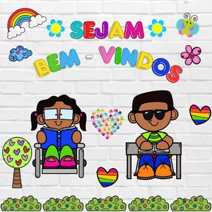 Imagem de capa para o Ebook 💛💚💜LINDO PAINEL EDUCAÇÃO ESPECIAL💛💙❤️