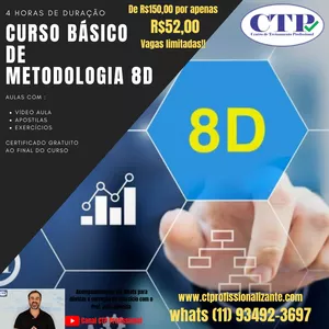 Curso AULA DE METODOLOGIA 8D 