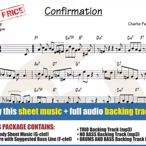 Cover image for Online course Confirmation (Sheet Music + Backing Tracks)