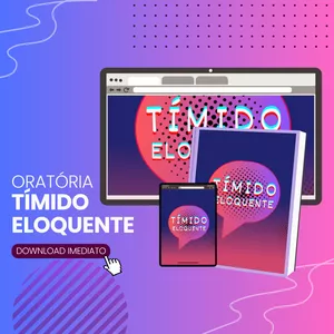 Imagem de capa para o Curso online CURSO DE ORATÓRIA - TÍMIDO ELOQUENTE