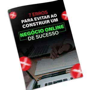 Imagem de capa para o Ebook 7 Erros para evitar ao Construir um Negócio Online de Susseso