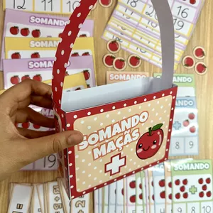 Imagem de capa para o Ebook Somando Maçãs - Kit Alfabetização