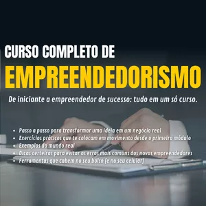Imagem de capa para o Ebook Curso Completo de Empreendedorismo