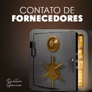 Imagem de capa para o Ebook Contatos de Fornecedores - Dra. Suellen Garcia