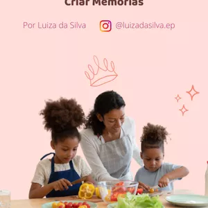Imagem de capa para o Ebook Pequenos Chefs na Cozinha: Receitas Divertidas para Criar Memórias