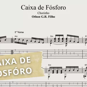 Imagem de capa para o Ebook Caixa de Fósforo/Chorinho - Tablatura & Partitura/2 Violões