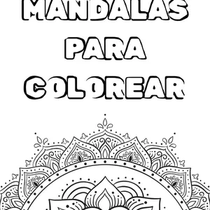 Imagen de portada para Ebook MANDALAS PARA COLOREAR