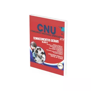 Imagem de capa para o Ebook Apostila CNU 2024 - Conhecimentos Gerais -  Bloco 5