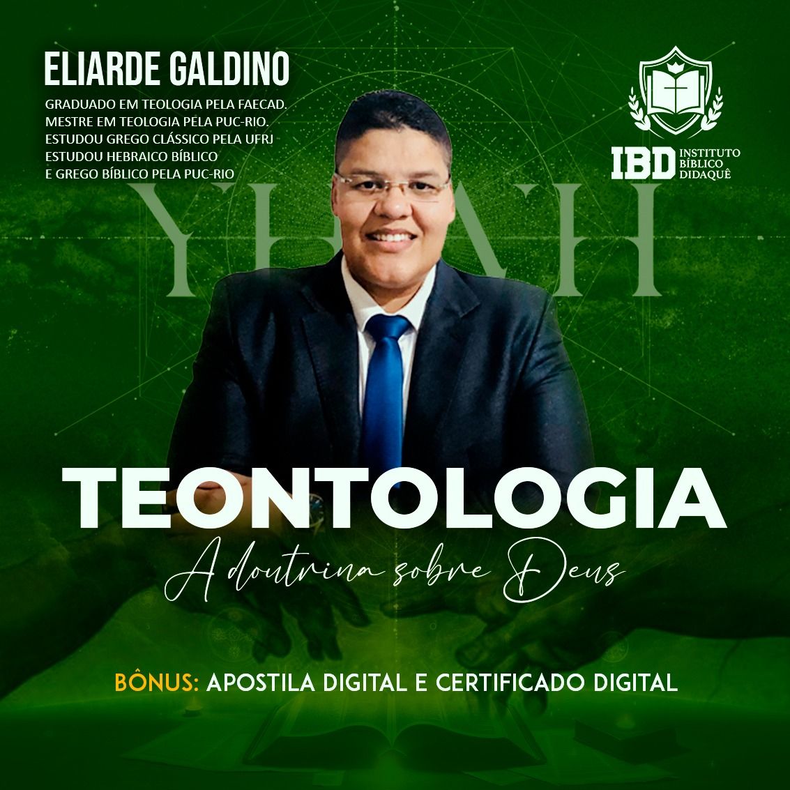 Imagem de Curso de Teontologia: A Doutrina Sobre Deus criado por Eliarde Galdino na hotmart