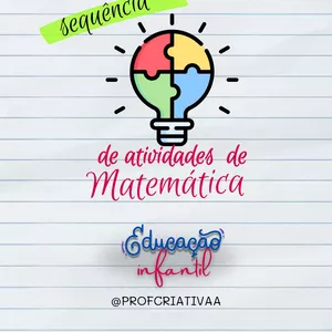 Imagem de capa para o Ebook Matemática - Sequência de atividades