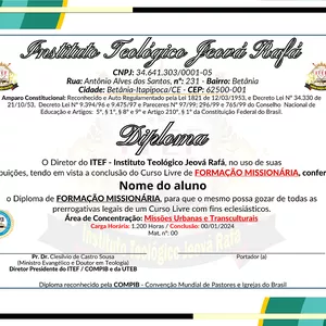 Imagem de capa para o Ebook FORMAÇÃO MISSIONÁRIA