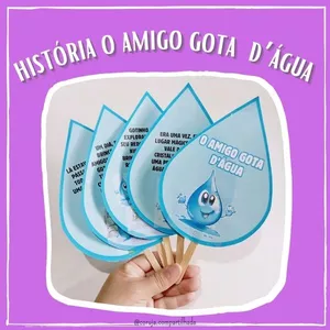 Imagem de capa para o Ebook História Dia Mundial da água - O amigo Gota D'água