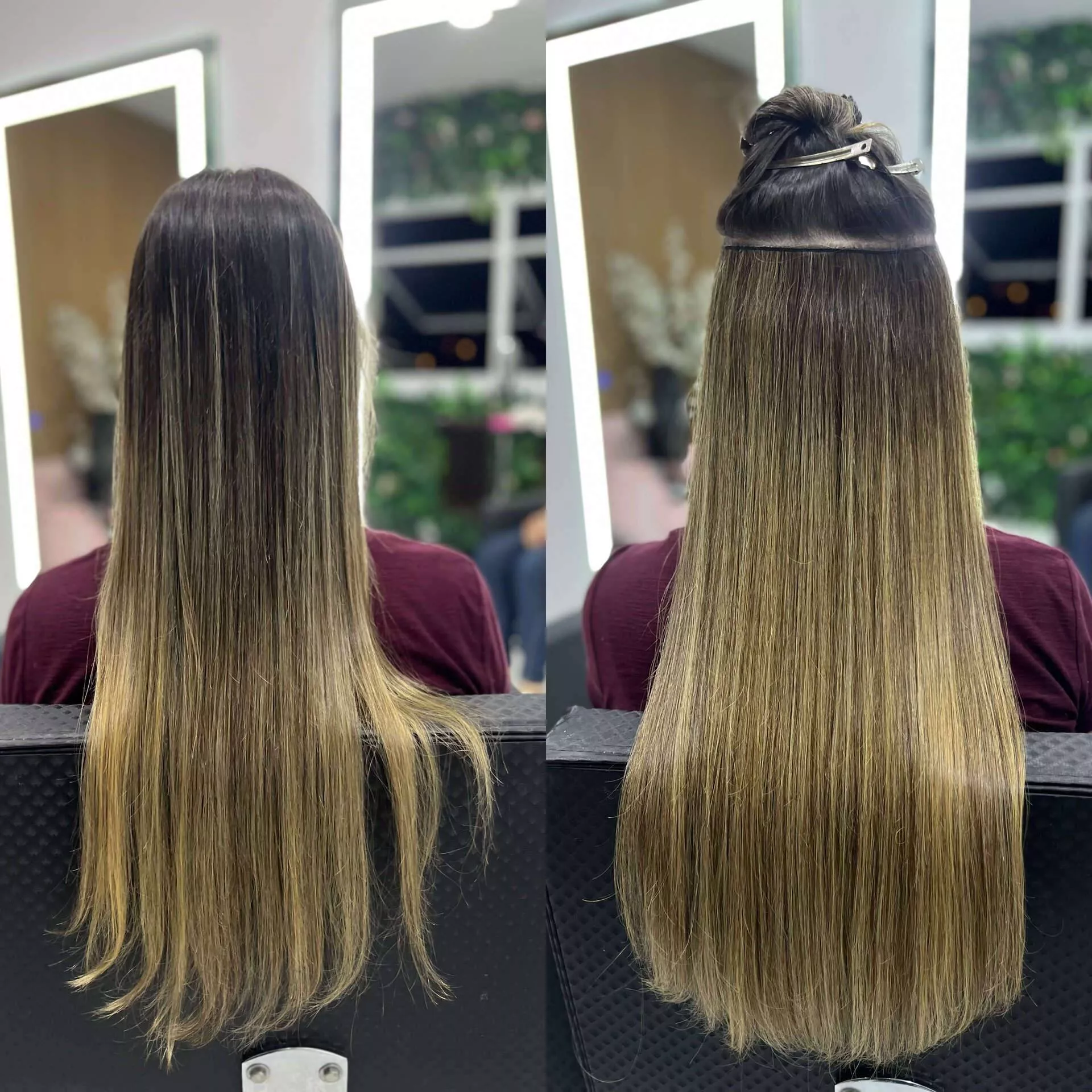 Antes e depois Técnica Ultra Fina