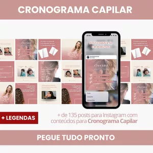 Imagem do curso PACK CRONOGRAMA CAPILAR