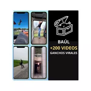 Imagen de portada para Ebook +200 Hooks Virales en formato de Reel. (Ganchos Poderosos)
