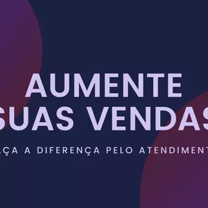 Imagem principal do produto AUMENTE SUAS VENDAS - FAÇA A DIFERENÇA PELO ATENDIMENTO