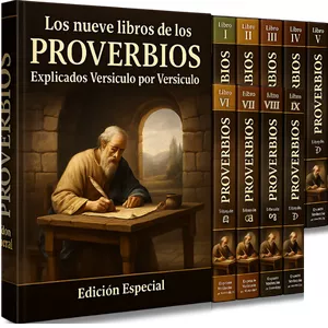 Imagen de portada para Ebook ACCESO PREMIUM - Proverbios: La Sabiduría Ancestral Explicada Versículo por Versículo (Colección Completa 9 Tomos)