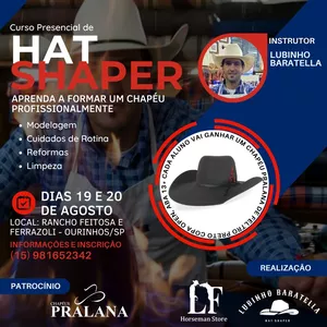 Imagem de capa para o Evento presencial Curso Hat Shaper 