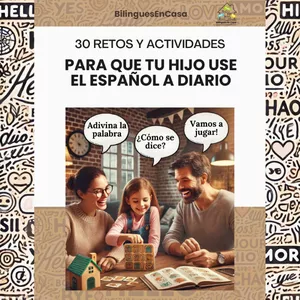 Imagen de portada para Ebook 30 Retos y Actividades Para que Tus Hijos Hablen Español a Diario