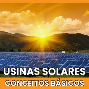 Imagem de capa para o Ebook Usinas Solares: Conceitos Básicos