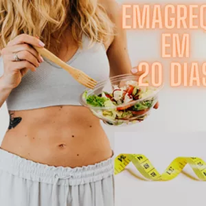 Imagem de capa para o Ebook Emagreça em 20 Dias