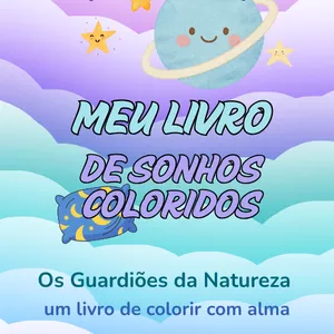 Imagem de capa para o Ebook Livro de Colorir  Guardiões da Natureza (menino)