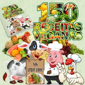 Imagem de 150 Receitas Veganas criado por José Luiz Barbosa Silvério na hotmart